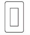 β神保電器 配線器具【WJD-3MGY】メタリックグレー スリムメタリック コンセントプレート 1連用 3口