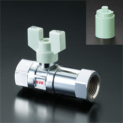 KVK 水栓金具【K142-20】逆止弁付ボールバルブ20〔GA〕