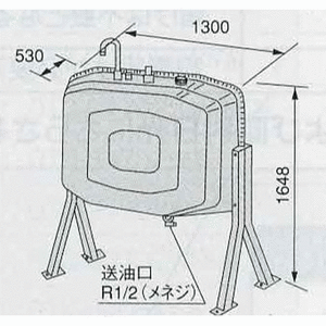 ####♪ノーリツ オイルタンク【OT-490S】石油給湯器用