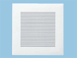 パナソニック 天井埋込換気扇部材【FY-25L63】ルーバー 角形・格子タイプ スプリング式着脱・樹脂製(ABS樹脂) 25タイプ用 色＝ホワイト〔IB〕