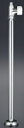 ###KVK 水栓金具【K1001-35P2】鋳物タイプ コンパクト ストレート止水栓 給水管350mm 受注生産〔GA〕