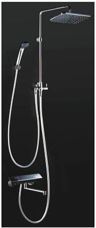 納期目安：お取り寄せ品(詳しくはこちらをクリック) 洗い場・浴槽兼用水栓高温出湯温度規制(約50℃)フルメッキオーバーヘッドシャワー(eシャワー)フルメッキハンドシャワー(eシャワーNf)ニューメタリックホース1.6m内地用のみ