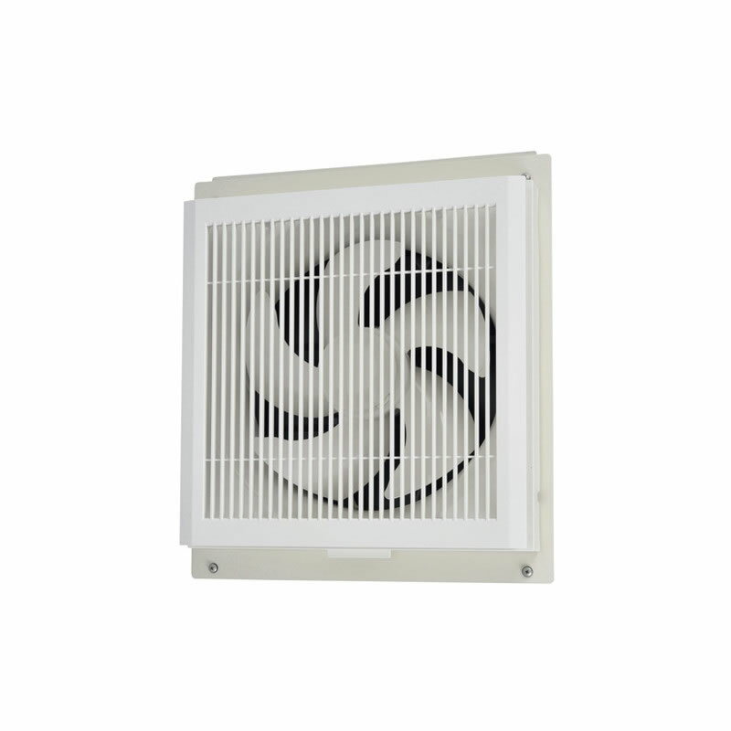 三菱 換気扇【EX-20SC4】学校用標準換気扇 24時間換気機能付 窓枠据付け格子タイプ 電気式シャッター・..