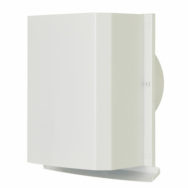 高須産業 外壁用部材【GFP-150E-W】ホワイト 給気・排気兼用 角形 パイプフード〔HI〕