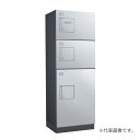 ###u.ダイケン 宅配ボックス【TBX-F2SSN-GM】前入れ前出し スチール(粉体焼付塗装) TBX-F2型 捺印装置付扉 防滴・共有仕様 機械式プッシュボタン錠 受注生産