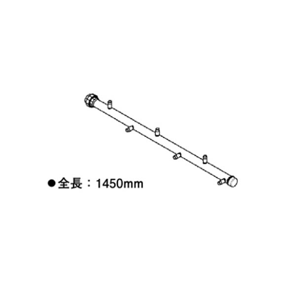 リンナイ 部材【UOP-SE50GHS-6W50A】(23-5796) ガス配管セット6W50 5・6台前後設置専用(50A) Uボルトセット付〔GH〕
