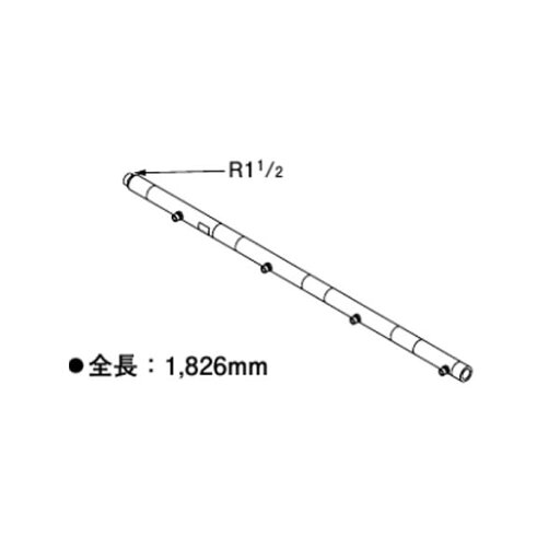 ###リンナイ 部材【UOP-E32MHS-S4-40(A)】(23-4722) 水湯配管セットS4 入水用・出湯用共通 Uボルトセット付〔GH〕 ###リンナイ 部材【UOP-E32MHS-S4-40(A)】(23-4722) 水湯配管セットS4 入水用・出湯用共通 Uボルトセット付〔GH〕