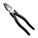 ∀フジ矢 【3300N-200】電工職人偏芯ペンチ ZERO BLACK 200mm (4952520030905)