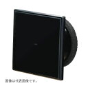 高須産業 【KRFD-150FK】角形自然給気レジスター 薄形タイプ プッシュオープン式パネル スタンダード 空気清浄フィルター ブラック〔HI〕