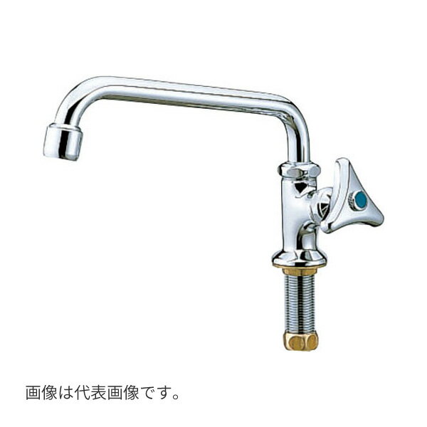 ###INAX/LIXIL 水栓金具【LF-14F(300)-13-U】台付自在水栓(泡沫式) 呼び径13mm 水栓取付穴径φ24±2 吐水口長さ302mm 一般地・寒冷地共用 受注約1週〔IE〕