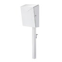 ###ミズタニバルブ工業 【MP-CO-PO-WH(WH)】coniwarium Post 小庭リウム ポスト ポストカラー:ホワイト 本体カラー:ホワイト〔FG〕