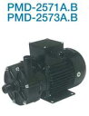 三相電機 ポンプ【PMD-2571B2P】50Hz60Hz共用 小型マグネットポンプ ネジ接続 単相100V〔FF〕