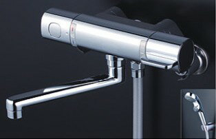 納期目安：お取り寄せ品(詳しくはこちらをクリック)●eシャワーNf(浴び心地のいい快適節水シャワー) ●メッキワンストップシャワーヘッド付／ メタリックホース1.6m／メッキハンガー ●洗い場・浴槽兼用水栓 ※商品画像は代表型番のイメージです。