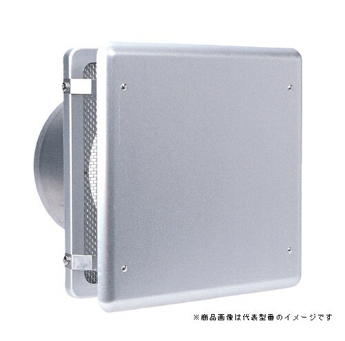 西邦工業【KNBD100C】金網型10メッシュ・フラットカバー付・防火ダンパー付外壁用アルミ製換気口〔HF〕