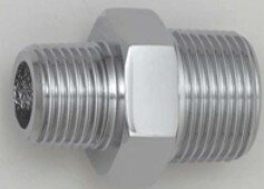 KVK 配管部品【Z717G-1】異径六角ニップル20×13〔GB〕