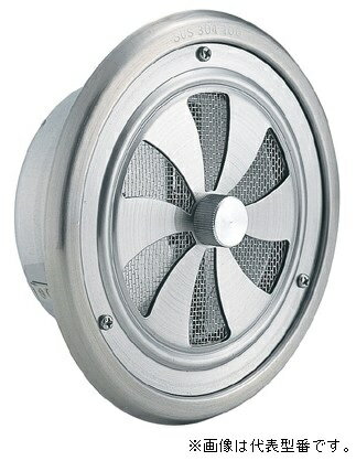 バクマ工業【RED-100】丸型レジスター 防火ダンパー付 受注約2週〔HI〕