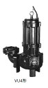 川本ポンプ【VU4-805-7.5(フランジタイプ)】50Hz 汚物水中ポンプ 4極三相200V 非自動型 VU4形 ボルテックスタイプ〔GF〕(4)
