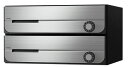 ####u.ナスタ/Nasta【KS-MB3002PU-2C】ポスト 前入前出 屋内タイプ シリンダー錠 戸数2 受注約1週