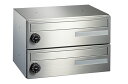 ####u.ナスタ/Nasta【KS-MB403S-2R】ポスト 前入前出 屋内タイプ 静音ラッチ錠 戸数2 受注約3週