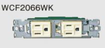 パナソニック 家具・住設機器用配線器具【WCF2066WK】ミルキーホワイト 器具用 F.C組合せ器具(接地ダブ..