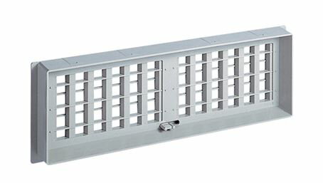 ▲●u.ナスタ/Nasta【KS-0311PN-15-LG】床下換気口 樹脂 スライドタイプ ライトグレー