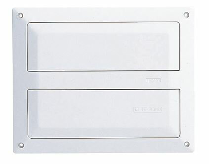 ▲●u.ナスタ/Nasta【KS-6040P2-SG】屋内換気口 樹脂 木枠留め用 プッシュタイプ 断熱密閉型 シルバーグレー