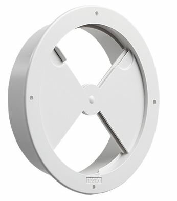 ▲●u.ナスタ/Nasta【KS-8837PR-SG】屋内換気口 スリムタイプ シルバーグレー φ100