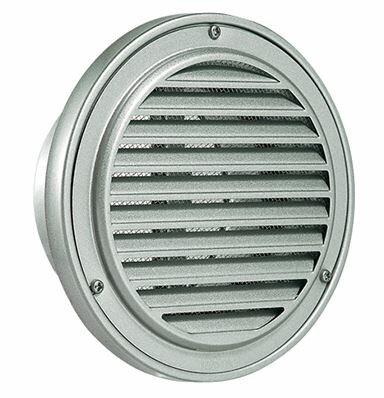 ▲●u.ナスタ/Nasta【KS-8610SD-#16】屋外換気口 ステンレス 薄型グリルタイプ 防火ダンパー付