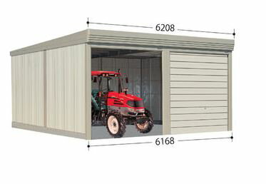 ###u.タクボ物置【SL-S6265】多雪型 標準型 ベルフォーマ オーバースライド扉 SL高さ3250 2連棟 受注生産