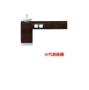 π###INAX/LIXIL キャパシア【YN-ABLEBEKXHEX】ベッセル型 丸形手洗器 カウンター奥行280 セミフロートキャビネットプラン 左仕様 床排水〔HB〕