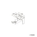 ###TOTO【LDSML090AUGEM1A】ホワイト 洗面化粧台 住宅向け車いす対応洗面 エンドパネル式 エコシングルシャワー水栓 一般地 壁給水・床排水 間口900 受注約2週