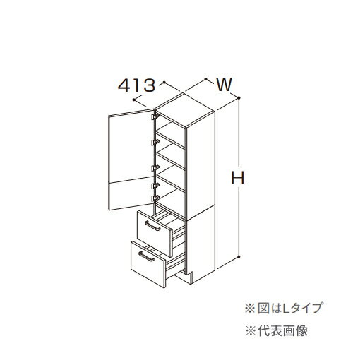 納期目安：受注生産品(納期約2週間)※こちらの商品はメーカー直送品となります。※こちらの商品は代引きでのお取り扱いはできません。ご入金確認後のお手配です。●棚板3枚付き（可動棚1枚）●開き扉部：プッシュラッチ仕様●あふれ面高さ700mmH＝1850（あふれ面高さ700）