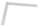 ####u.アシスト/Assist 【20-412LS52】床金物 入隅 パスタライン アルミ製 シルバー 小頭用穴あけ加工済み 200×200mm