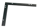 ####u.アシスト/Assist 【20-413LBL52】床金物 入隅 パスタライン アルミ製 ブラック 小頭用穴あけ加工済み 200×200mm
