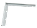 ####u.アシスト/Assist 【20-414LS51】床金物 出隅 パスタライン アルミ製 シルバー 小頭用穴あけ加工済み 200×200mm