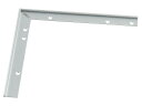 ####u.アシスト/Assist 【20-4132LS51】床金物 出隅 パスタライン アルミ製 シルバー 小頭用穴あけ加工済み 200×200mm