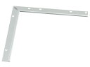 ####u.アシスト/Assist 【20-4132LS52】床金物 入隅 パスタライン アルミ製 シルバー 小頭用穴あけ加工済み 200×200mm