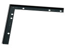 ####u.アシスト/Assist 【20-4132LBL51】床金物 出隅 パスタライン アルミ製 ブラック 小頭用穴あけ加工済み 200×200mm