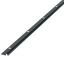 ####u.アシスト/Assist 【20-4143BL(2m)】床金物 パスタライン アルミ製 ブラック 小頭用穴あけ加工済み