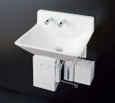 ###TOTO セット品番【LSF135CCR】壁掛ハイバック洗面器セット一式 自動水栓一体形電気温水器・自動水石けん供給栓セット Pトラップ 壁排水 (旧品番...