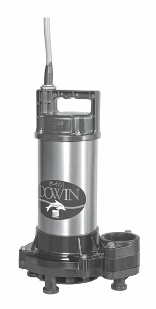 エバラ/荏原【65DWT51.5】チタン・樹脂製海水用水中ポンプ ダーウィン DWT型(非自動) 1.5kW 三相 50Hz〔GA〕(4)