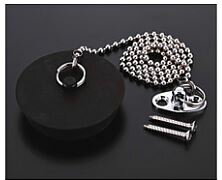 TOTO 洗面・手洗取り替えパーツ【TH403G】鎖付きゴム栓（T37P/S型用）〔EJ〕