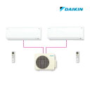 π###ダイキン マルチエアコン【PAC-453AV】マルチパック 室外電源タイプ 単相200V 2.2kw(6~9畳)+2.8kw(8~12畳) (旧品番 PAC-45RV)〔IG.D〕