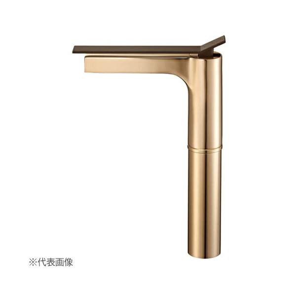 ≧三栄水栓/SANEI【K4732NJK-2T-CGP-13】シングルワンホール洗面混合栓 ポップアップなし シャンパンゴールド 寒冷地用 受注生産〔EA〕