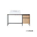 ###INAX/LIXIL 【FLEKF-135E5YNL(BP)-A】ランドリープラス カウンタータイプ(洗面器セット付)ボウル片寄せ 床排水 ボトルSトラッ...