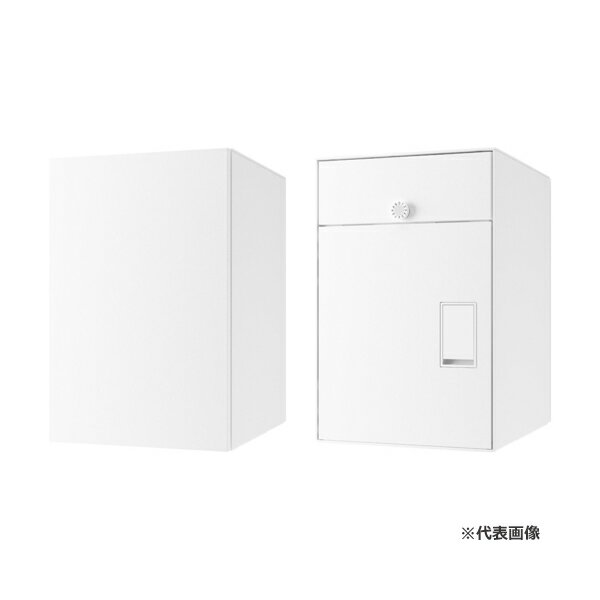 ▲●u.ナスタ/Nasta 【KS-TL06TL-P475-W】ホワイト×ホワイト 宅配ボックス(Nasta Box +POST) サイズL ポスト一体型 前入後出 防水タイプ 左勝手