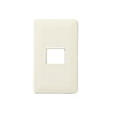 パナソニック 配線器具【WN6001W010】モダンプレート1コ用 (ミルキーホワイト) (10枚入)