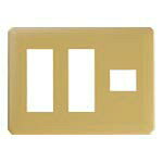 パナソニック 配線器具【WN6007Y】モダンプレート7コ用 (ダークベージュ)