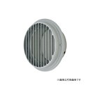 MELAT/メルコエアテック 換気部材【AT-100BWSTR4】ベントキャップ(右吹き) 外壁用(ステンレス製) 適用パイプφ100 縦ギャラリ・網〔HF〕