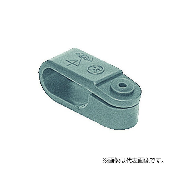 未来工業 【KTB-83F(100個入)】VV-F片サドル (プラスチック製) 木ビス付 (3.1×22：ユニクロめっき)